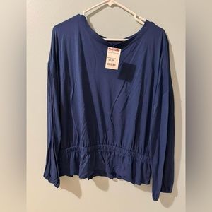 Banana republic peplum top